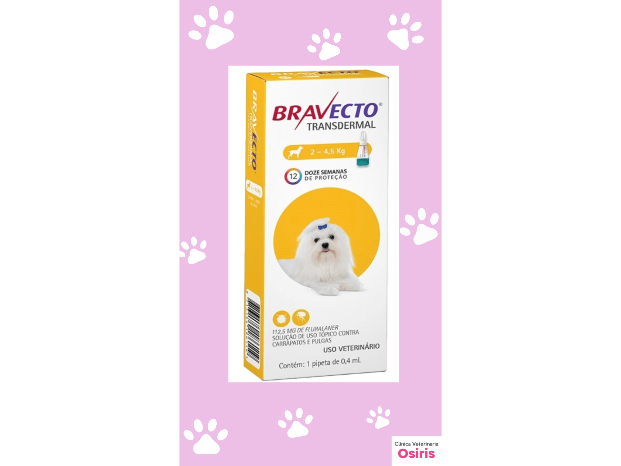 Bravecto Perro 2 a 4,5 kg
