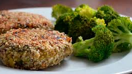 Milanesas y hamburguesas veganas