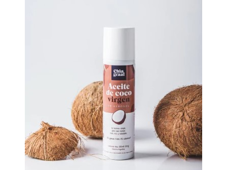 Aceite de Coco Aerosol Vírgen Chía Graal