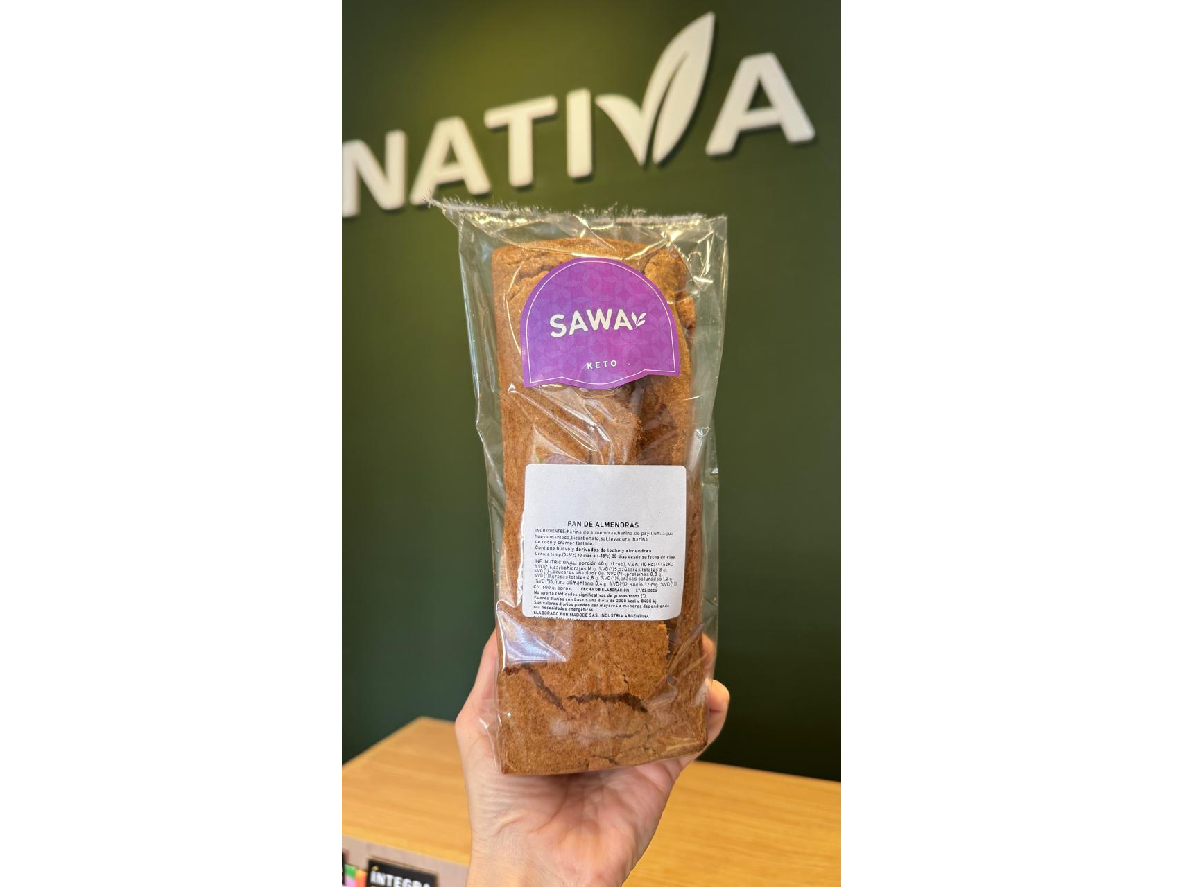 Pan keto de harina de almendra y psyllium Sawa