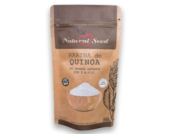 HARINA DE QUINOA SIN TACC X 250GR NATURAL SEED
