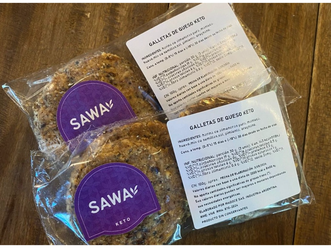 Galletas de queso keto