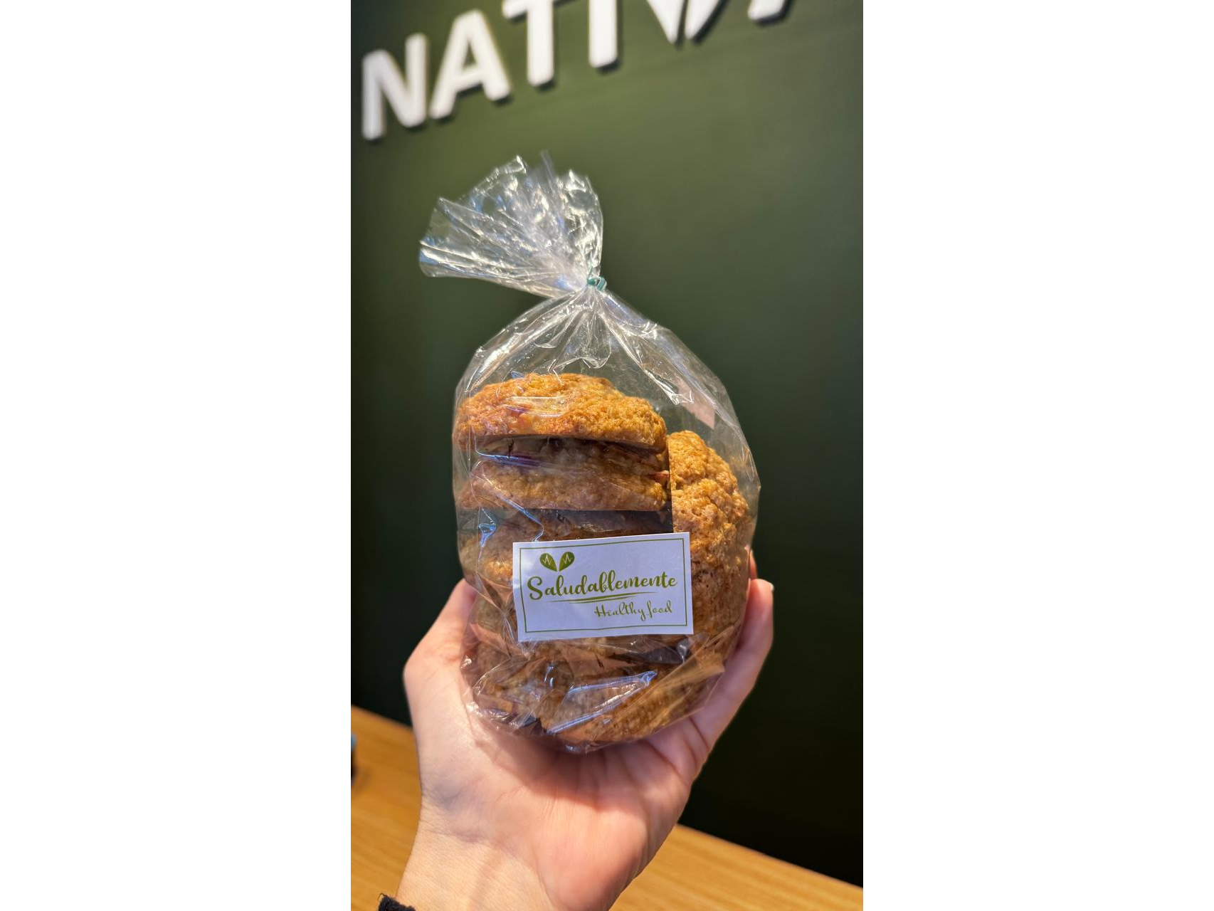 Galletas integrales de manzana