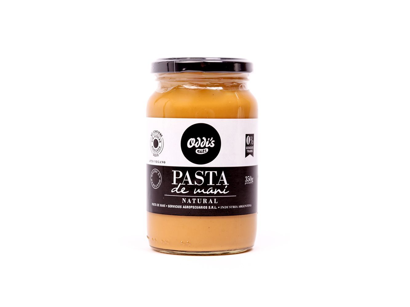 Pasta de Mani Natural x 350gr ODDIS