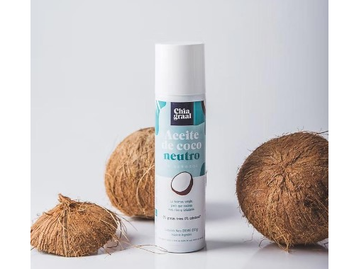 Aceite de Coco Aerosol Neutro Chía Graal