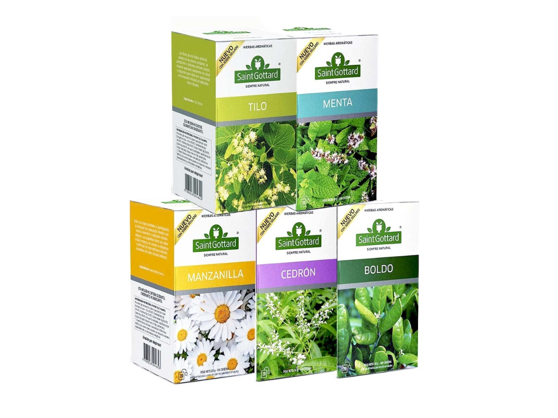 HIERBAS AROMÁTICAS SIN TACC x 20 saquitos SAINT GOTTARD
