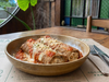 Canelones keto de pollo, espinaca y ricota