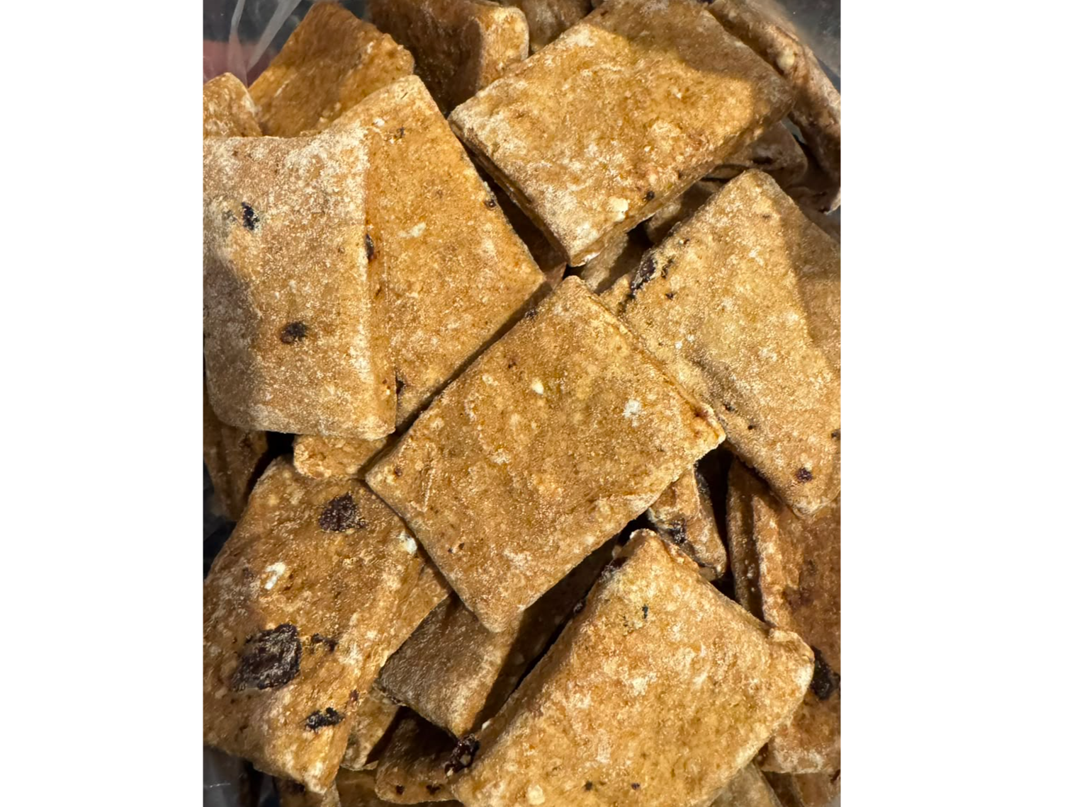 Galletas de algarroba, avena y pasas sin azúcar "il panole"