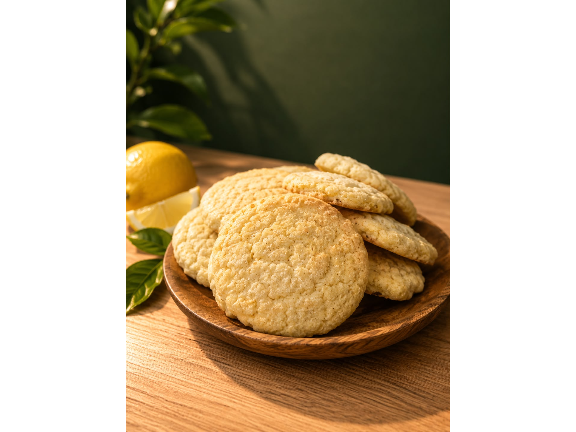 Galletas de limón VEGANAS