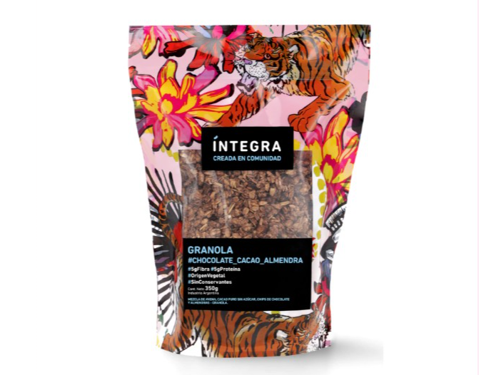 GRANOLA INTEGRA DE CACAO Y ALMENDRA