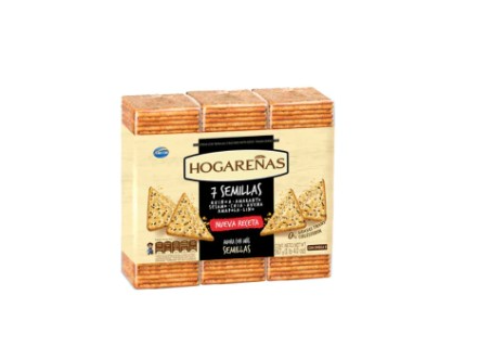 GALLETAS HOGAREÑAS 7 SEMILLAS PACK X 3 UNIDADES