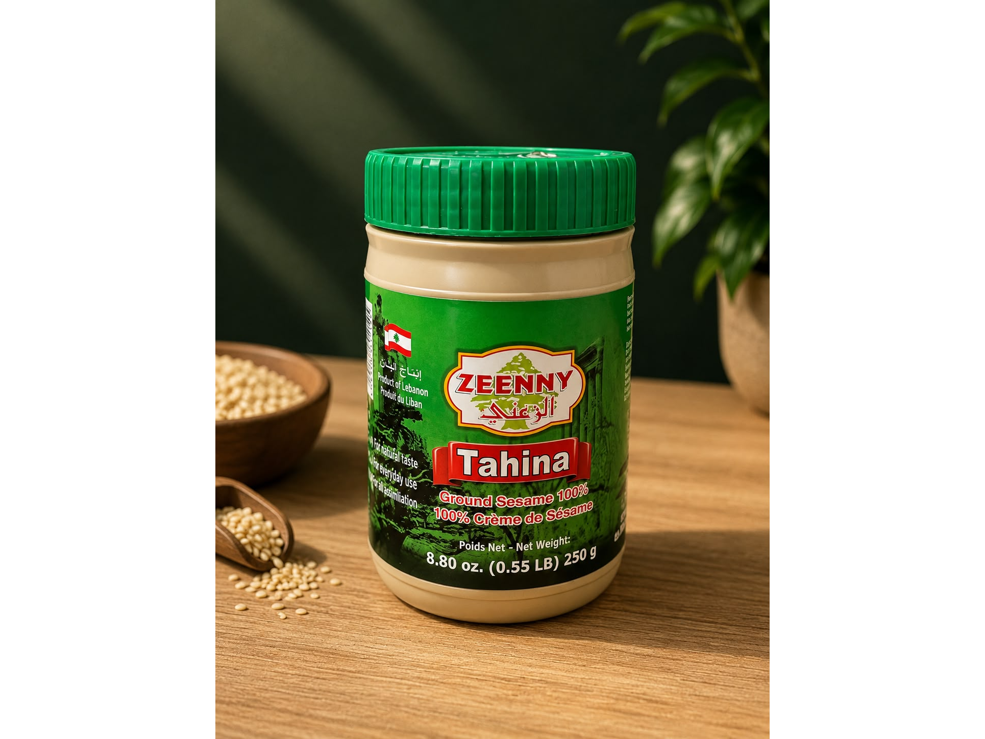 TAHINI O PASTA DE SESAMO ZEENY X 250 GR