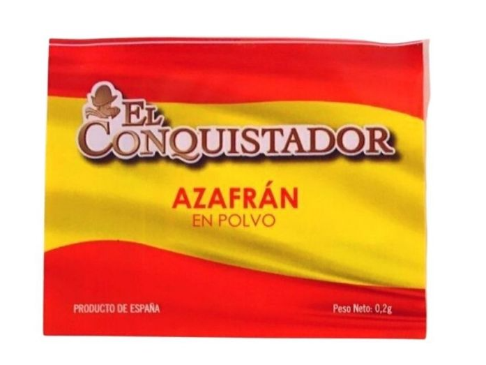 AZAFRÁN EN POLVO EL CONQUISTADOR X 0,2 gr