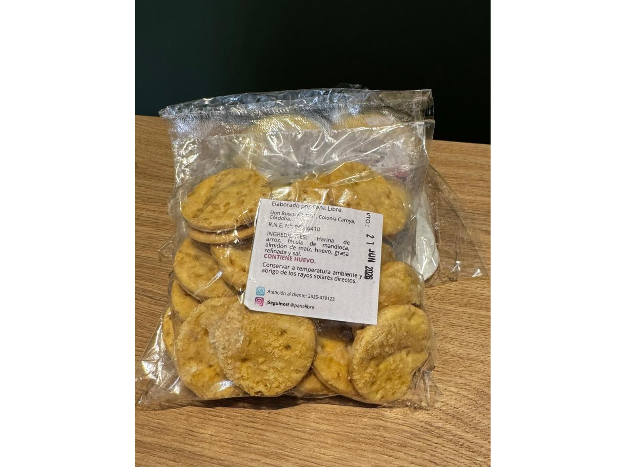 BIZCOCHOS MATEROS SALADOS LIBRE PANA