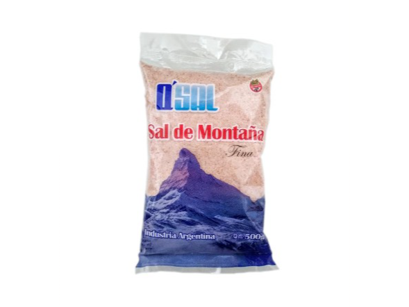 SAL ROSADA DE MONTAÑA FINA 500g Q SAL