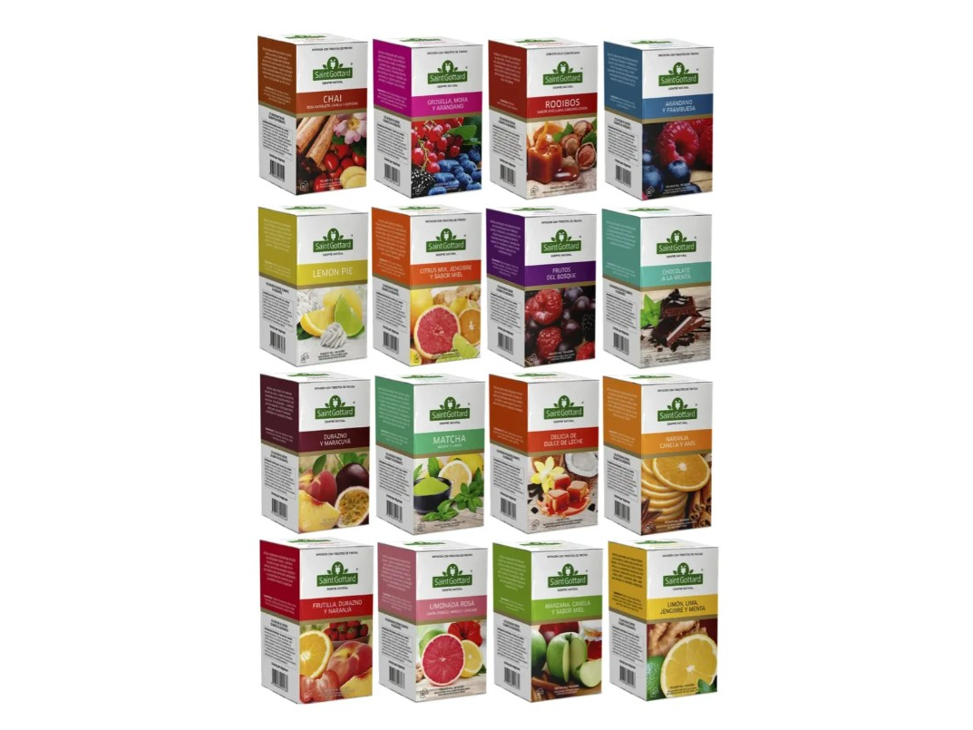 INFUSIONES FRUTALES SIN TACC SAINT GOTTARD