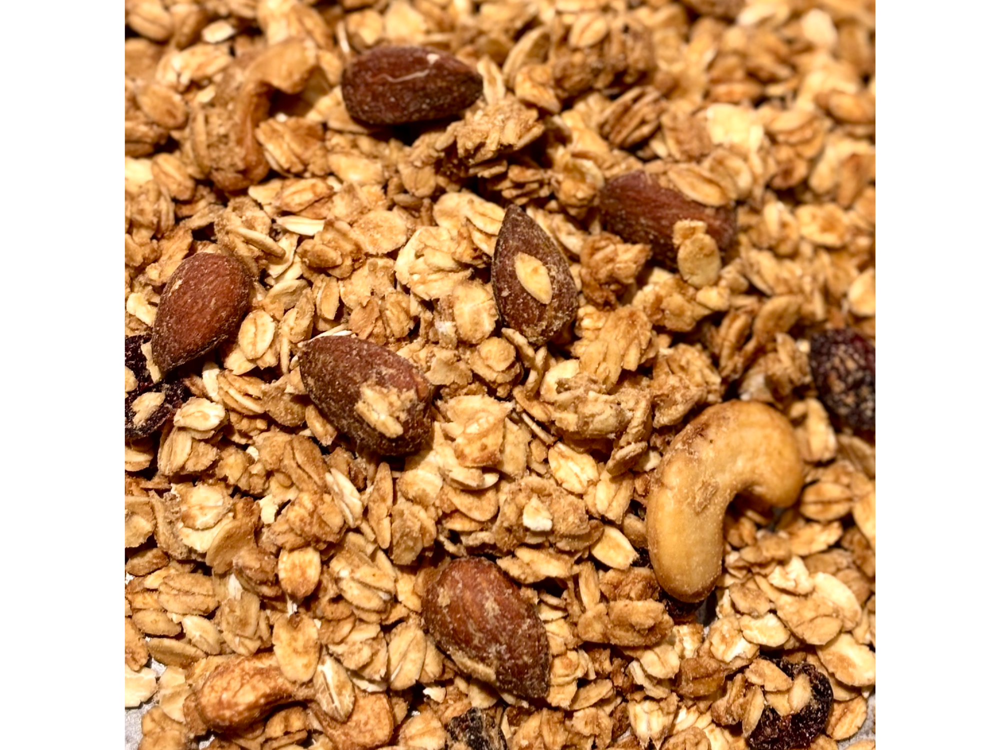GRANOLA CON ALMENDRA, CAJU Y ARANDANOS