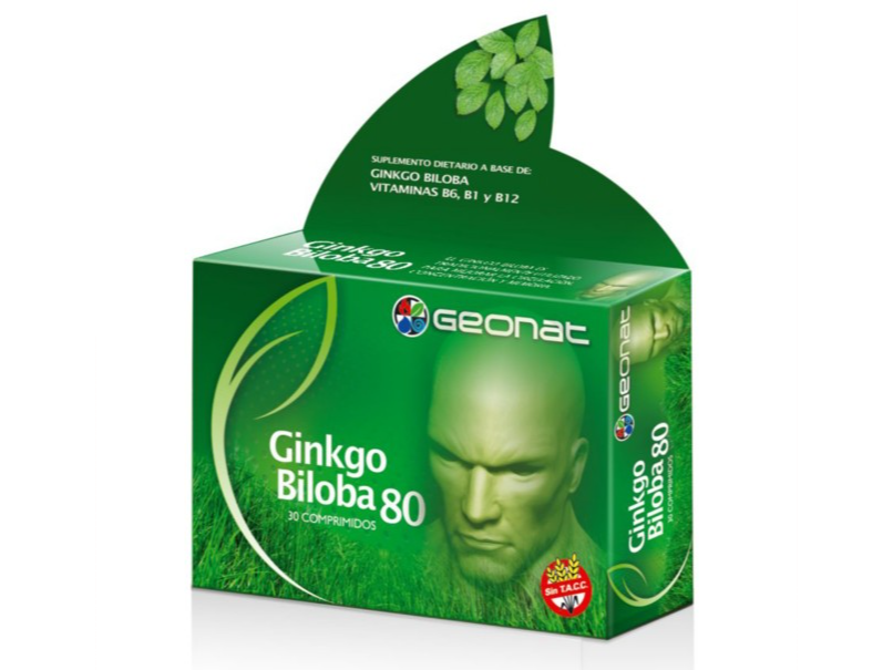 GINKGO BILOBA 80 x 30 comprimidos GEONAT