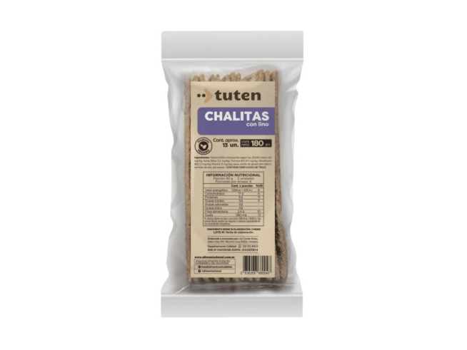 CHALITAS INTEGRALES CON LINO HESAI  x 180 gr
