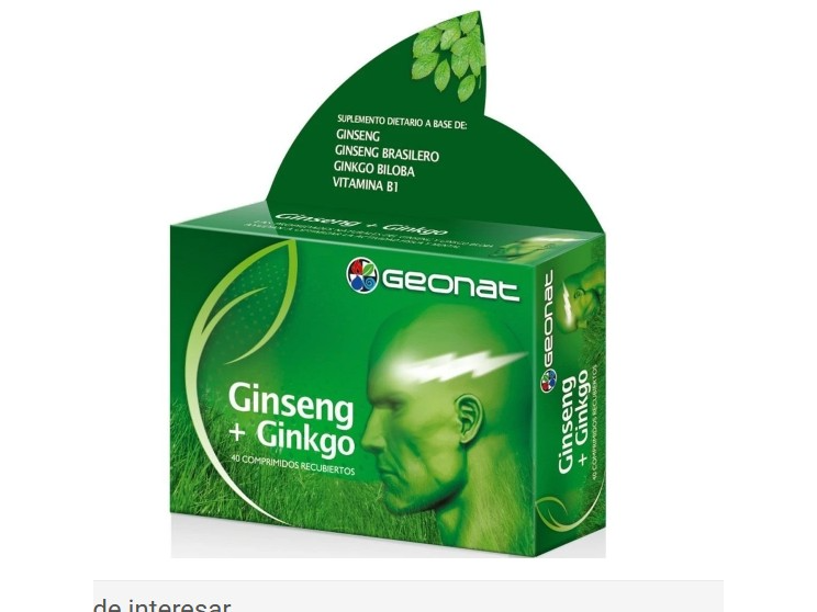 GINSENG+GINKGO x 40 comprimidos GEONAT