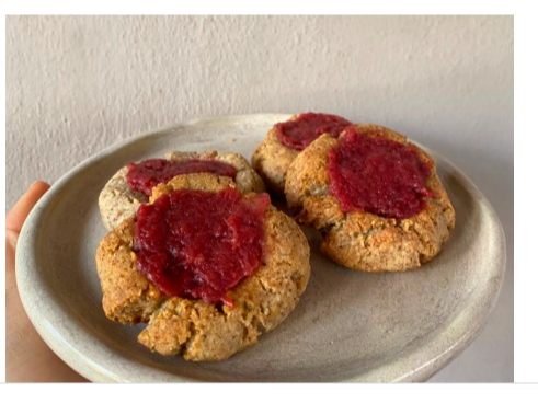 Pepas de frutilla keto