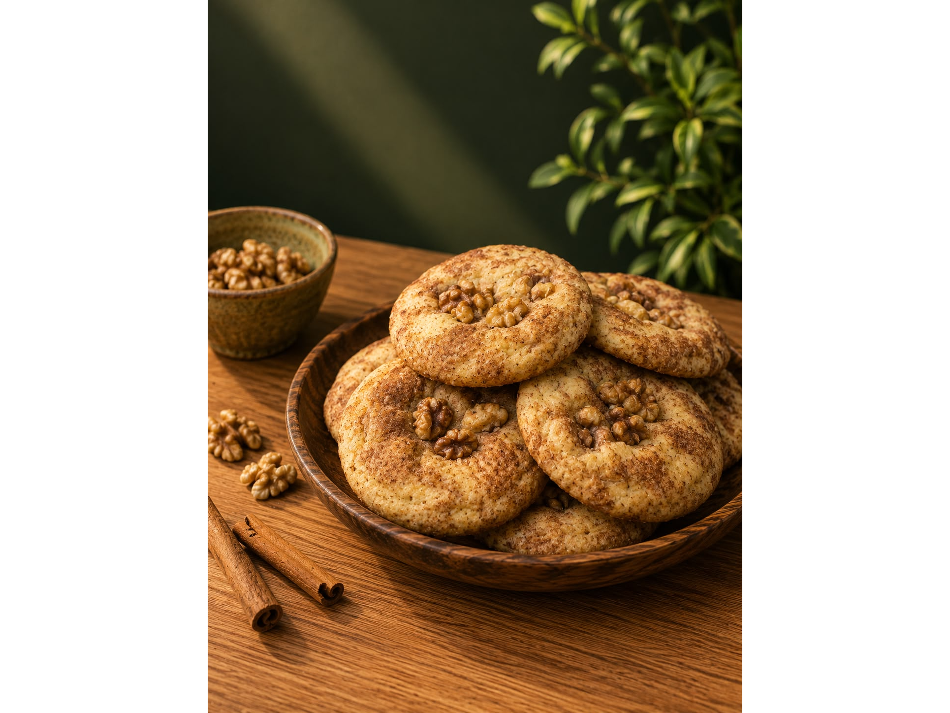Galletas de canela y miel VEGANAS