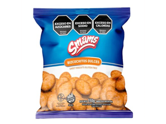 BIZCOCHITOS DULCES SIN TACC x 150g SMAMS