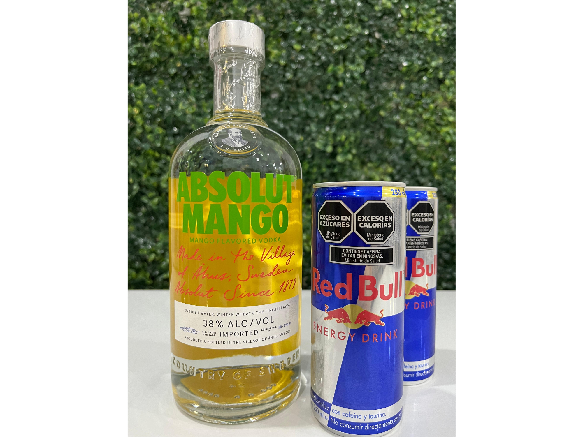 Combo Absolut + Red Bull