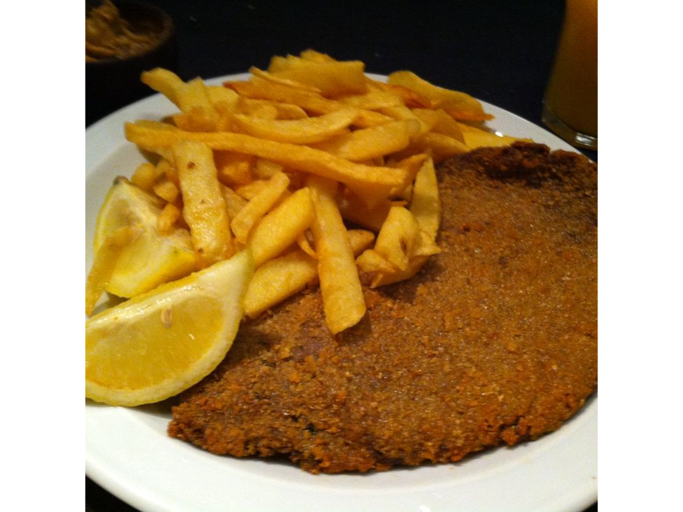 Milanesa de Ternera Sola con Guarnición de EL TURQUITO