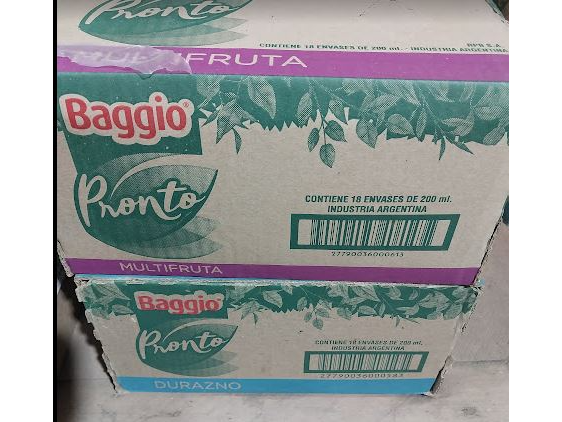 JUGO BAGGIO 200ML POR 18UN
