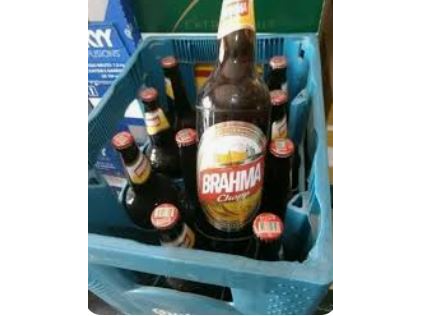 CAJON CERVEZA BRAHMA 1LT POR 12UN