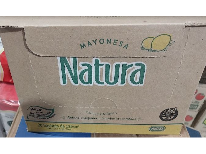 MAYONESA NATURA 125CC CAJA POR 20U