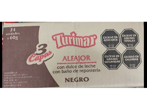 ALFAJOR TURIMAR TRIPLE POR 24 UN