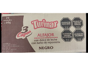 ALFAJOR TURIMAR TRIPLE POR 24 UN de DISTRIBUIDORASANMIGUEL