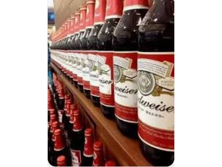CAJON CERVEZA  BUDWEISER 1LT POR 12UN