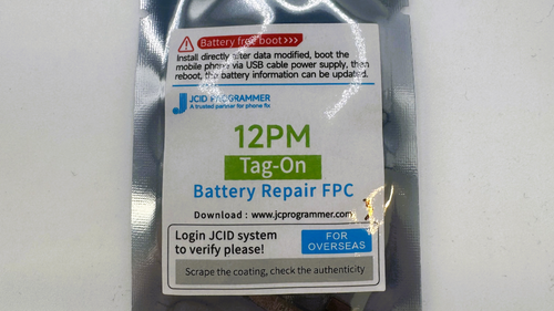 TAG ON BATERIA JCID