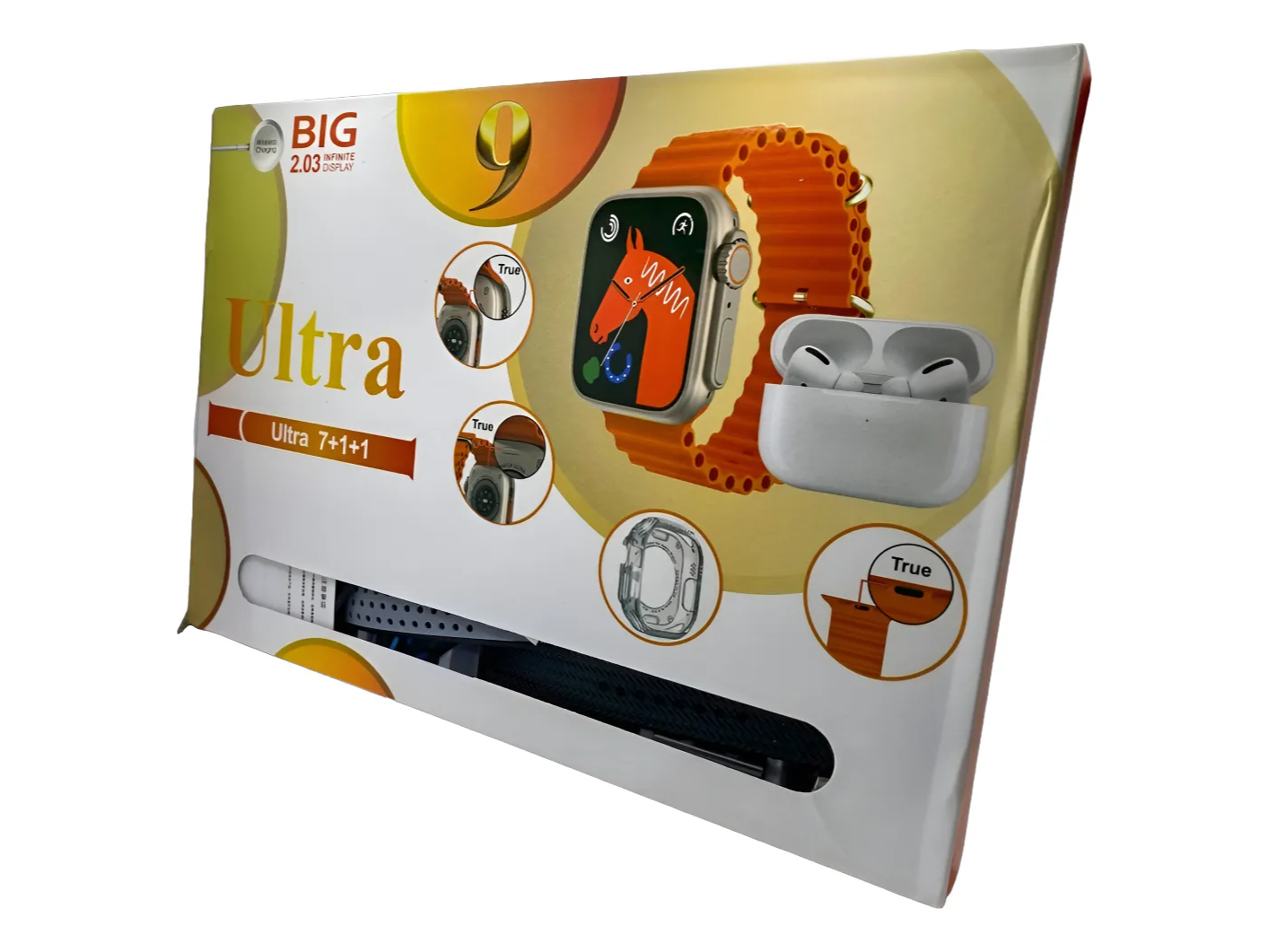 Smartwatch Ultra + 7 mallas + Airpod