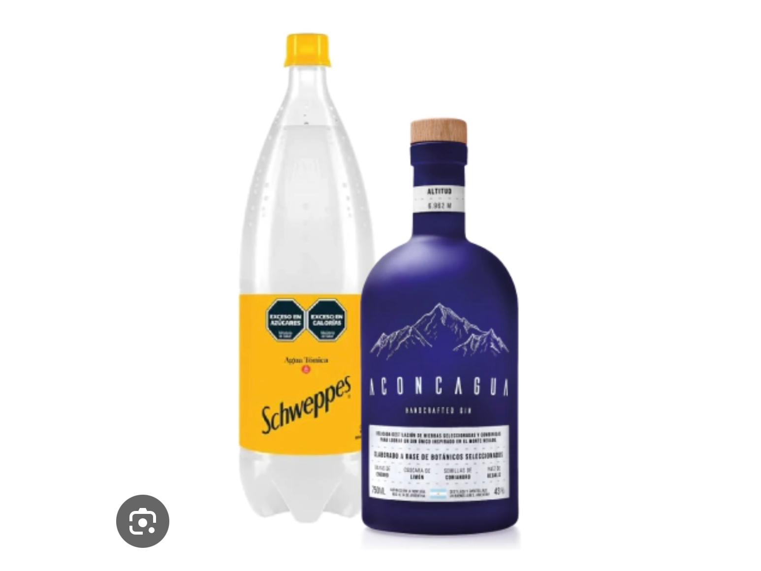 aconcagua azul + 1 tónica 1,5