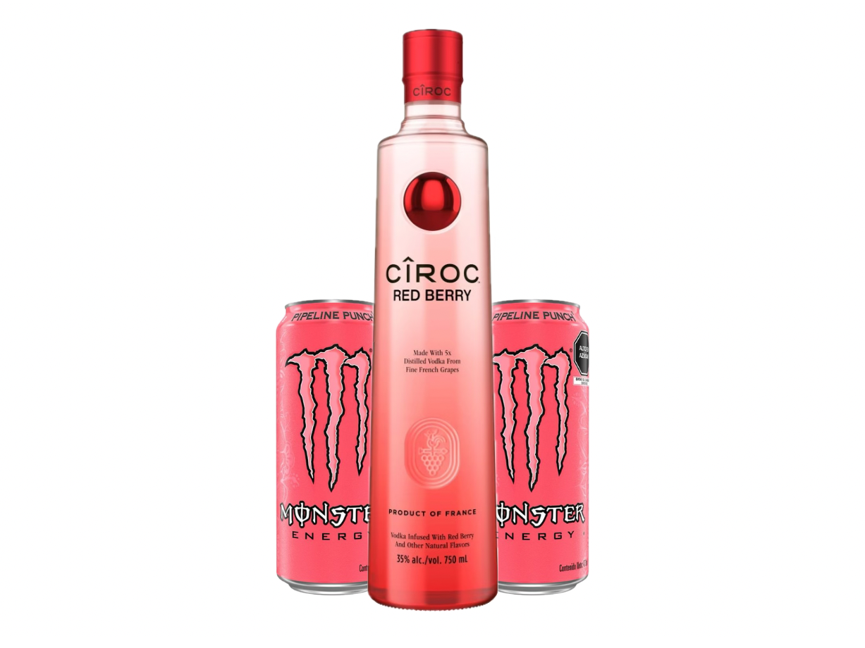 Ciroc + 2 monster