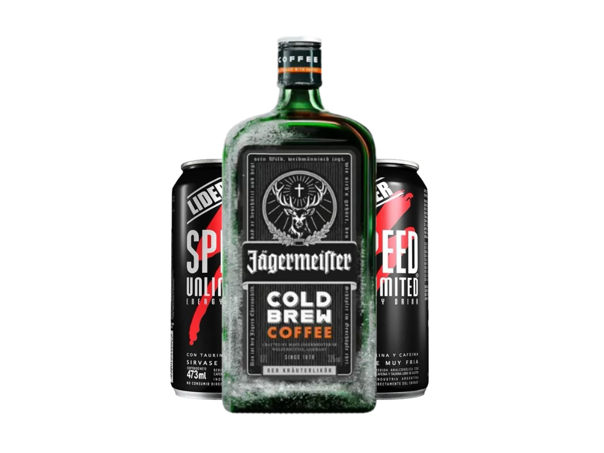 Jagermeister Coldbrew Cofee Ed. Limitada 750ml + 2 speed XL