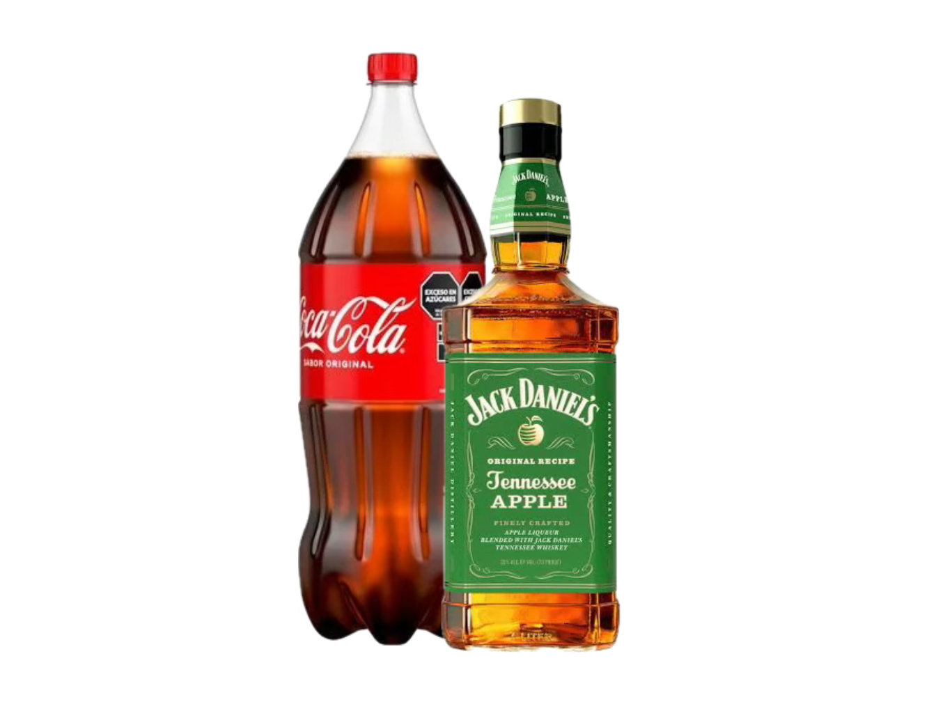 Jack Daniels Apple 1Lt + coca 2.5Lt