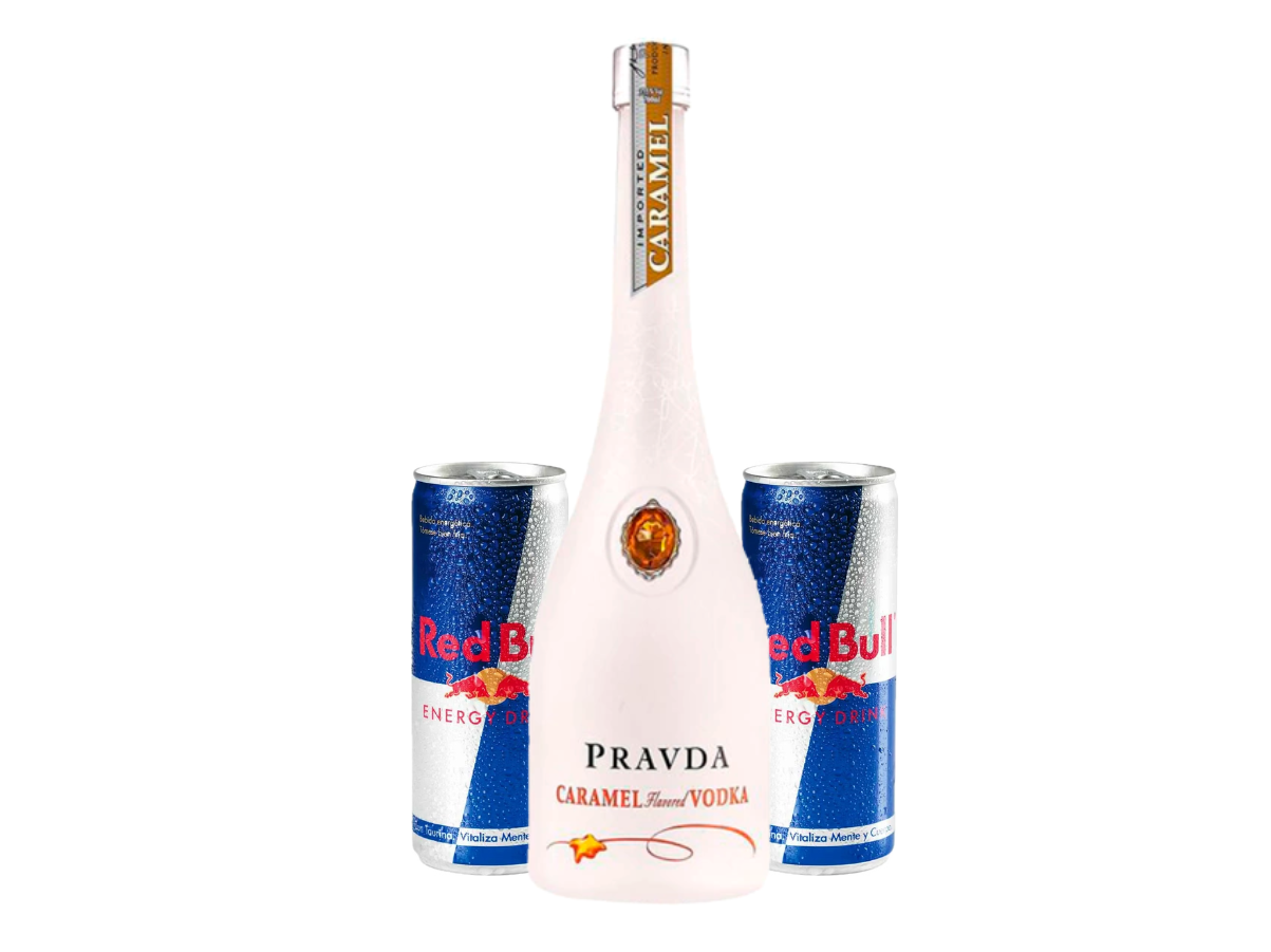 Pravda + 2 red bull