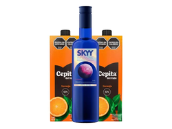 sky saborizado + 2 jugos cepita tetra 1 l