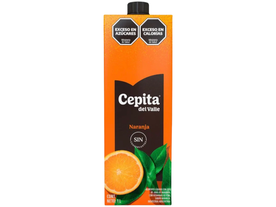 Cepita tetra de naranja 1L