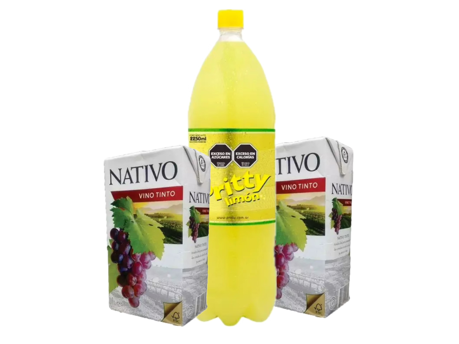 2 nativos + 1 pritty 2,25