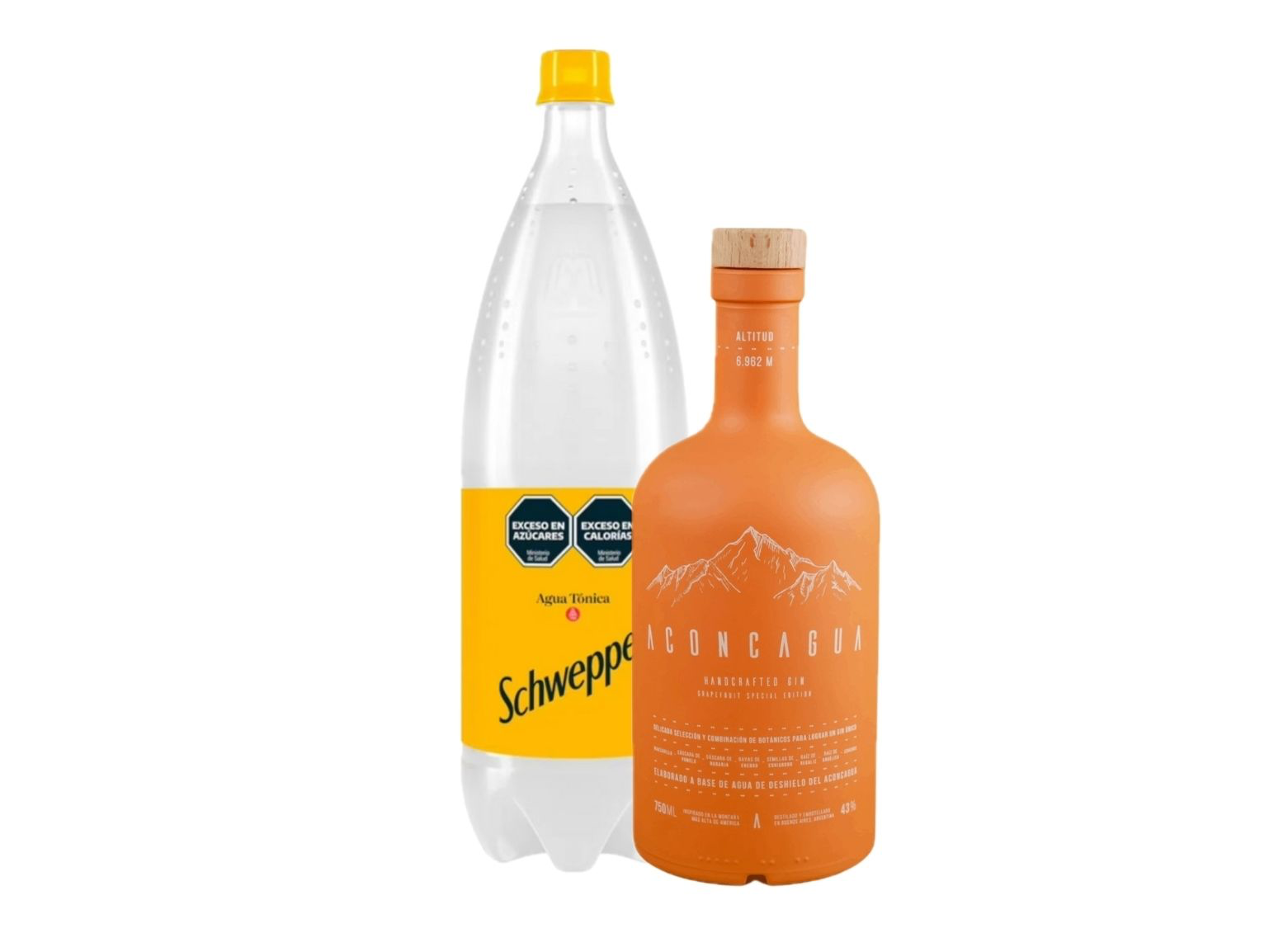 Aconcagua naranja (pomelo) + 1 tónica 1.5L