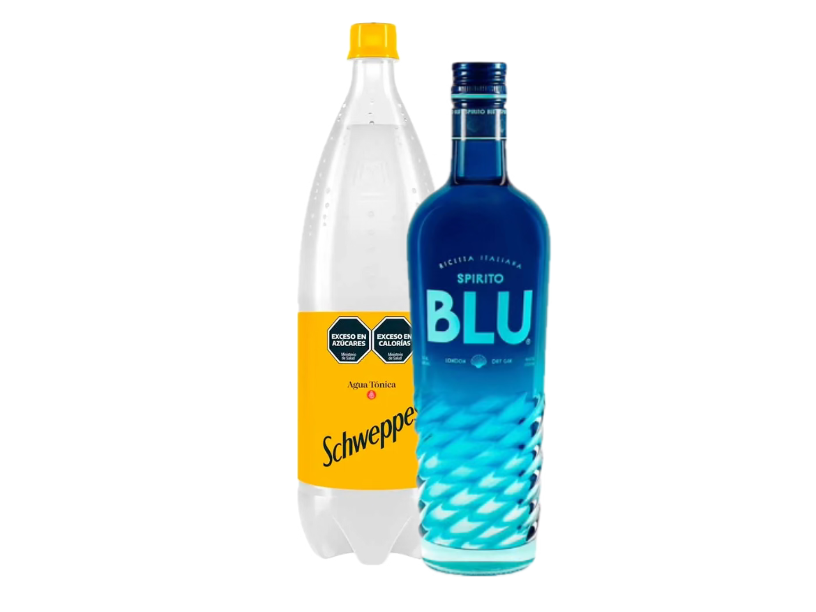Blu spirito + 1 Schweppes 1.5L
