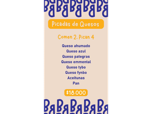 QUESOS, COMEN 2, PICAN 4 de Burrata