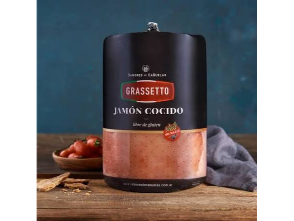 Jamón cocido al natural Grassetto