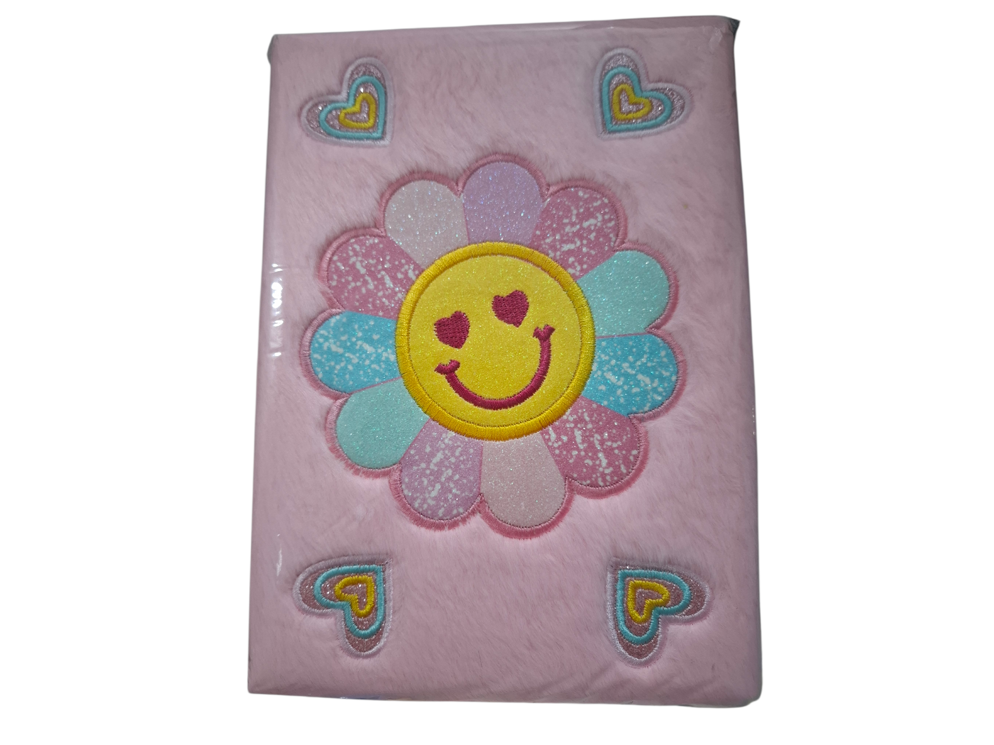 Cuaderno Flor con piel